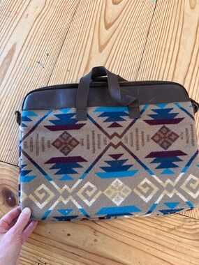 Rare Pendleton wool padded laptop case